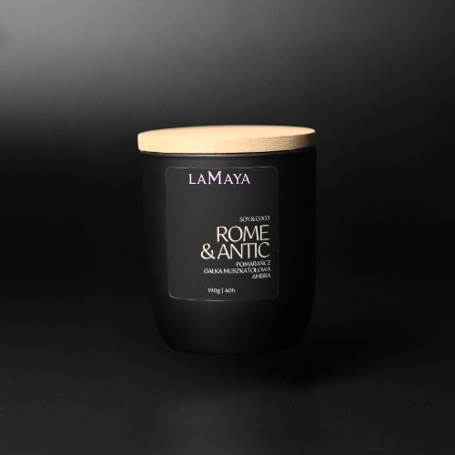 luksusowa świeca sojowa