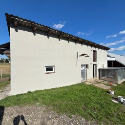 Malowanie elewacji budynek gospodarczy 