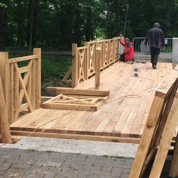 Schody drewniane Ustroń 1