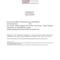 KTE PROJEKT KRZYSZTOF TUSIŃSKI - Najlepsze Projektowanie Dróg w Poddębicach