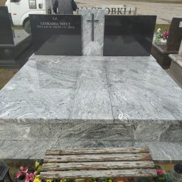 Kamil Jaszczyński - Dubeltowy (podwójny) Granit: Viscount White + czarne tablice