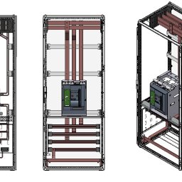 ElMechProm - Projekt szyn, wsporników do rozdzielni NN
