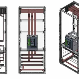 Projekt szyn, wsporników do rozdzielni NN