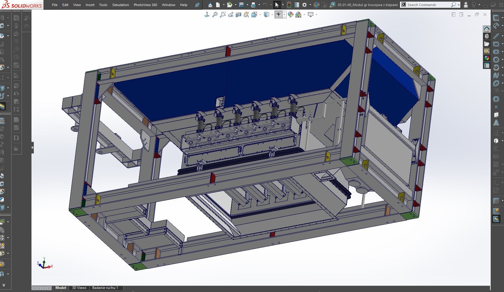 wykonanie dokumentacji do module sypkiej masy