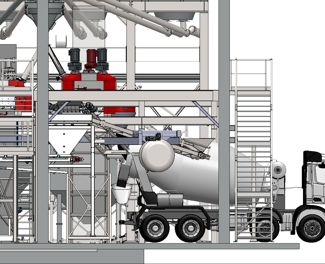 Projekt linii technologicznej do produkcji betonu