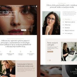 Projekt strony internetowej dla Branży Beauty