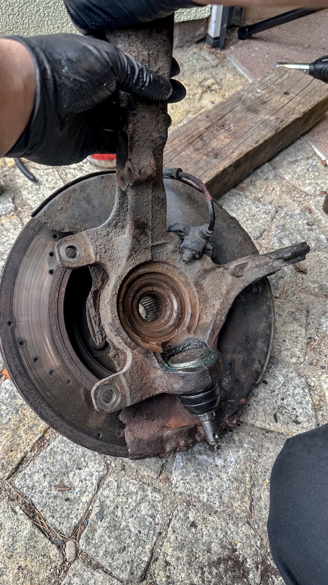 Wymiana sworzni wahacza Honda Prelude V