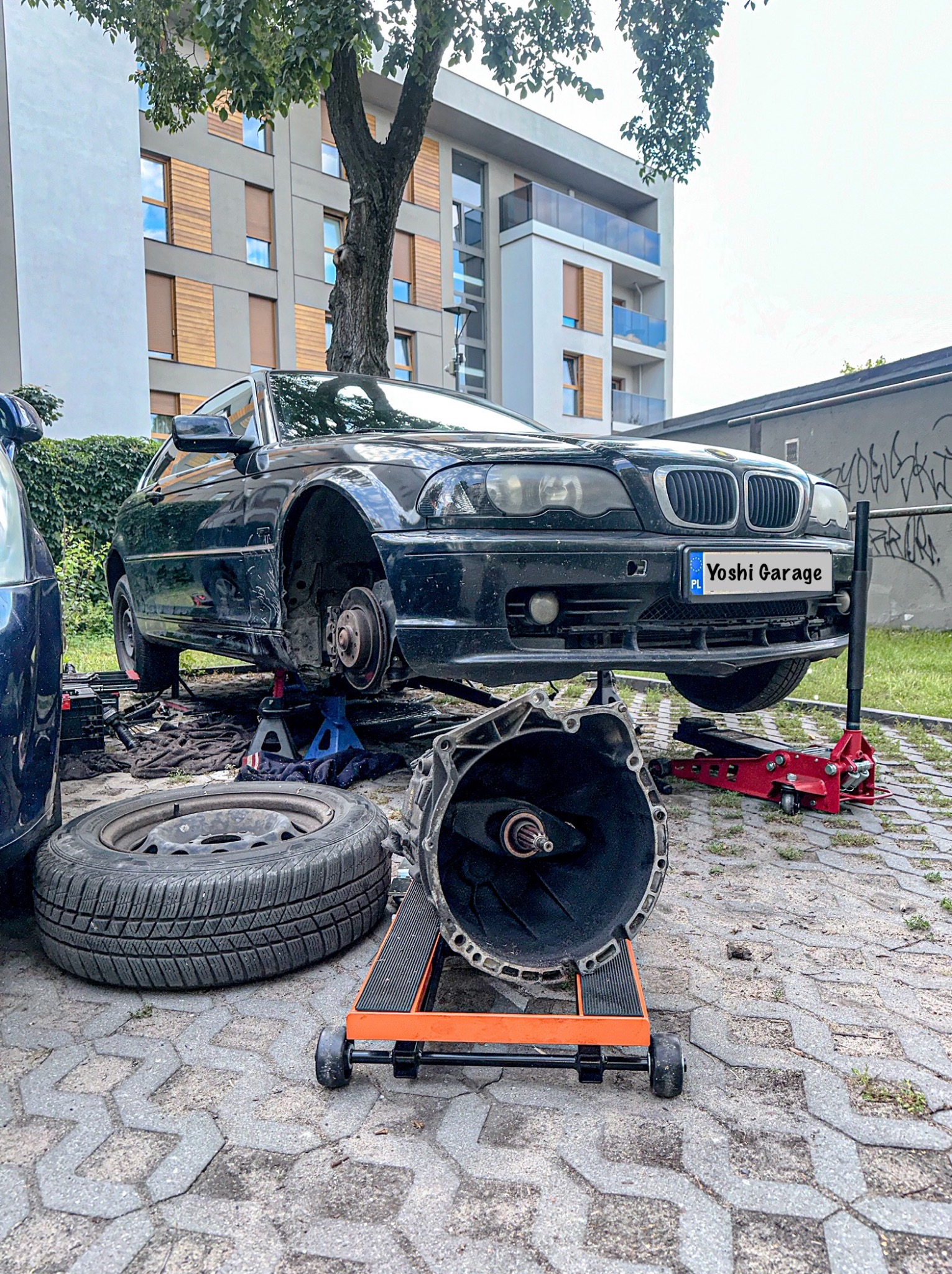 Wymiana kpl sprzęgła BMW E46 M54B22