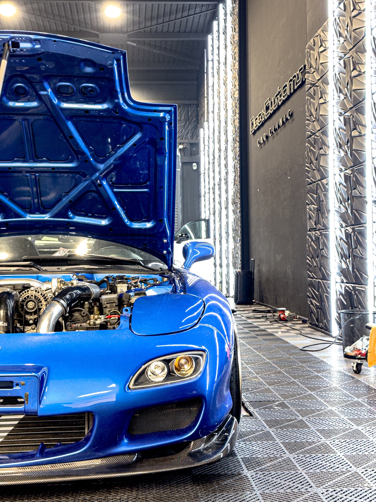 Wymiana świec, naprawa falujących obrotów Mazda RX7 FD3S