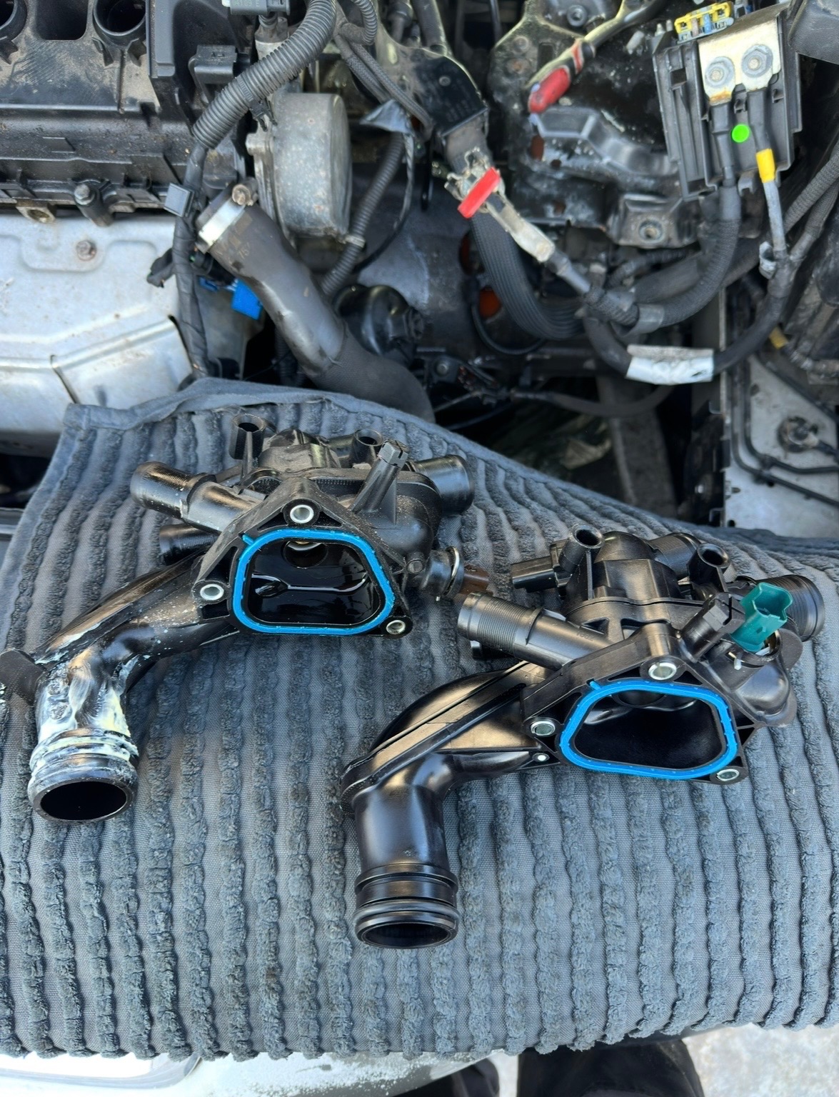 Wymiana modułu termostatu 1.6 VTi