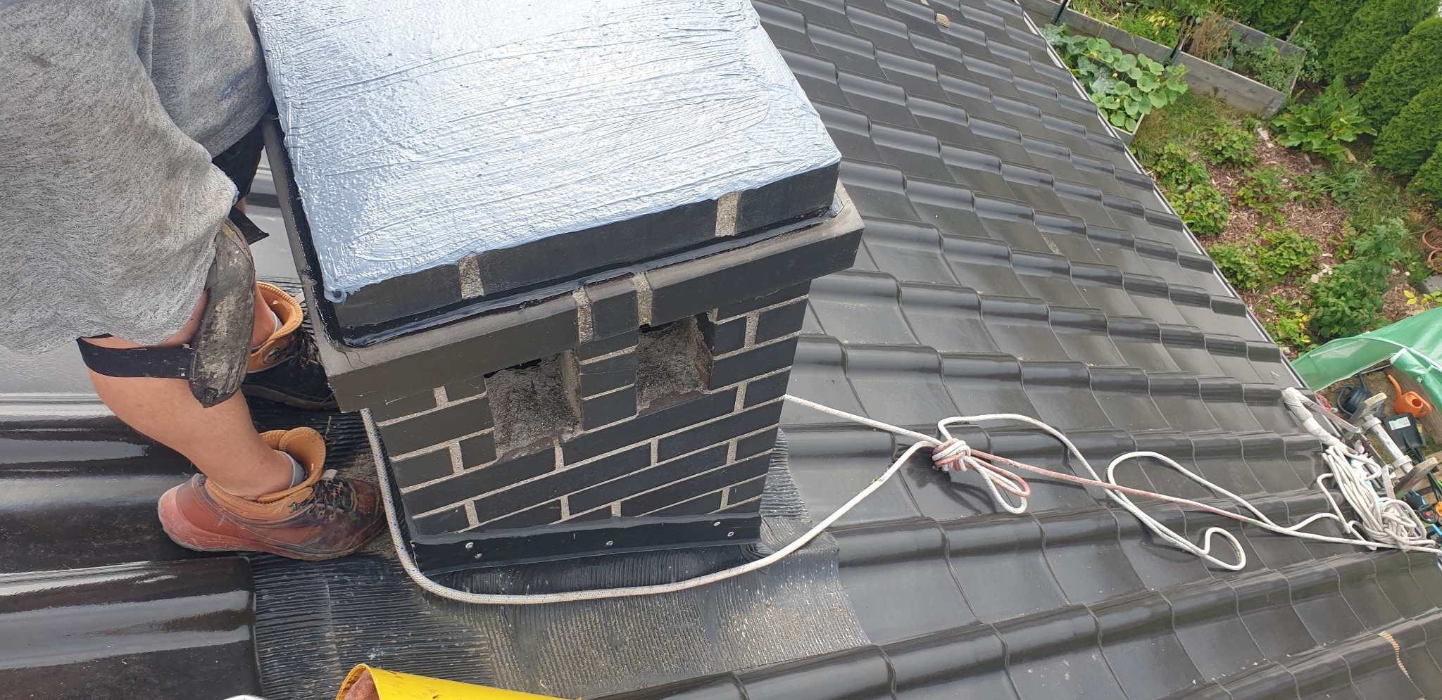 Hydroizolacja czapy komina