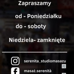 StronyDlaKażdego - Naklejka na witrynę salonu masażu