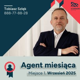 Ponownie zostałem najlepszym agentem miesiąca - wrzesień 2025. Zapraszam do współpracy!