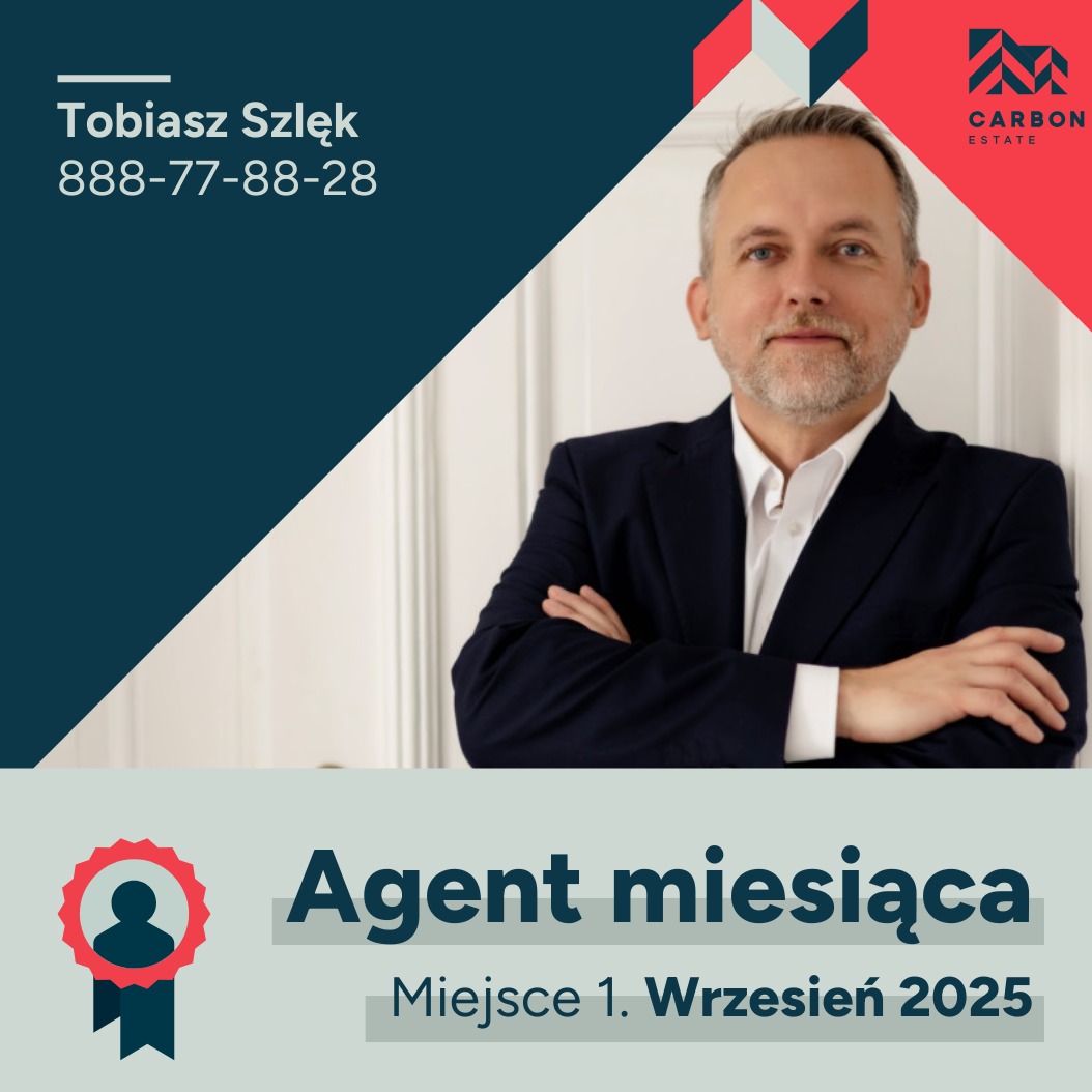 Ponownie zostałem najlepszym agentem miesiąca - wrzesień 2025. Zapraszam do współpracy!