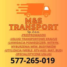 M&S-TRANSPORT SPÓŁKA Z OGRANICZONĄ ODPOWIEDZIALNOŚCIĄ - Wynajem Kontenera Na Gruz Hanusek