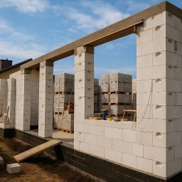 Budowa ścian nośnych oraz działowych.