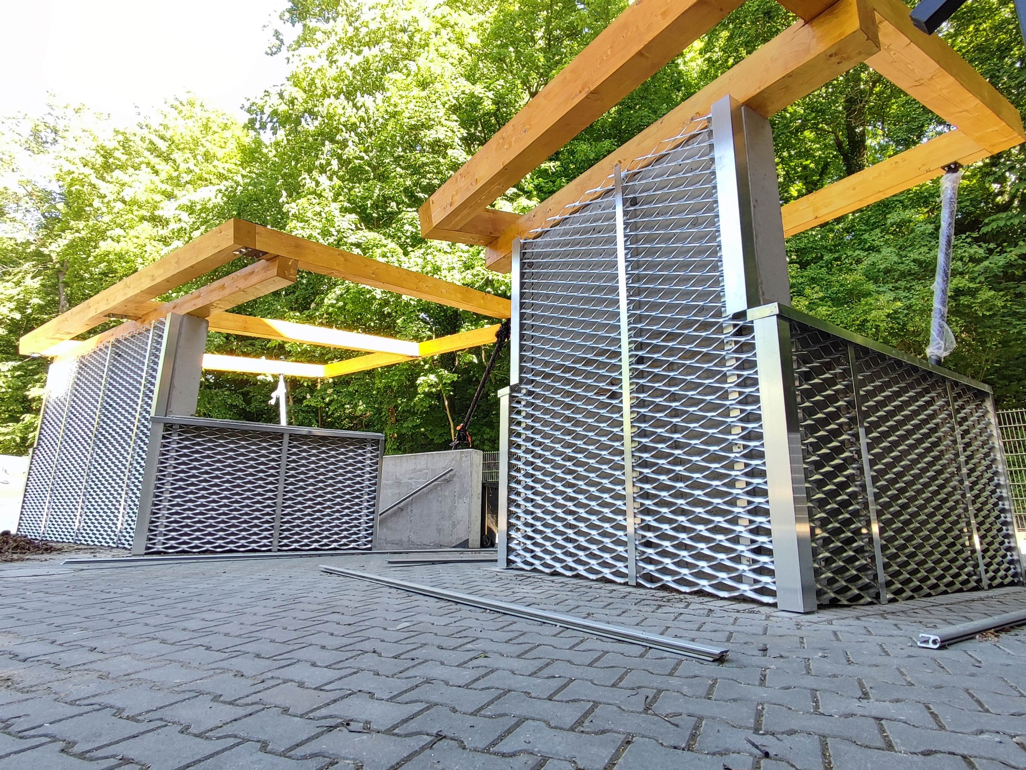 Okładzina z Siatki cięto-ciagnionej