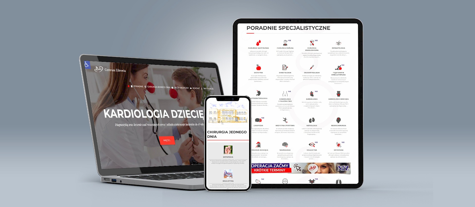 Strona internetowa Przychodnia Puls