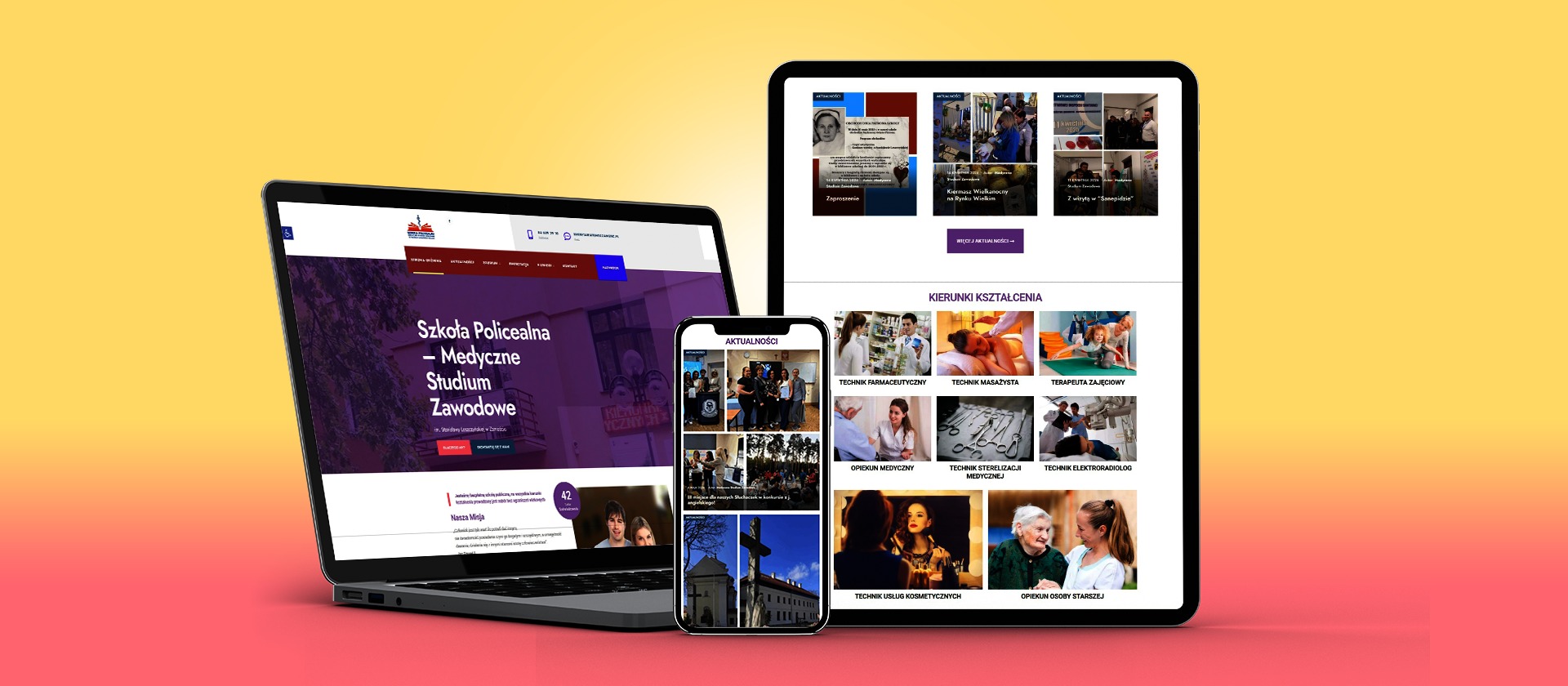 Strona internetowa: Medyczne Studium Zawodowe