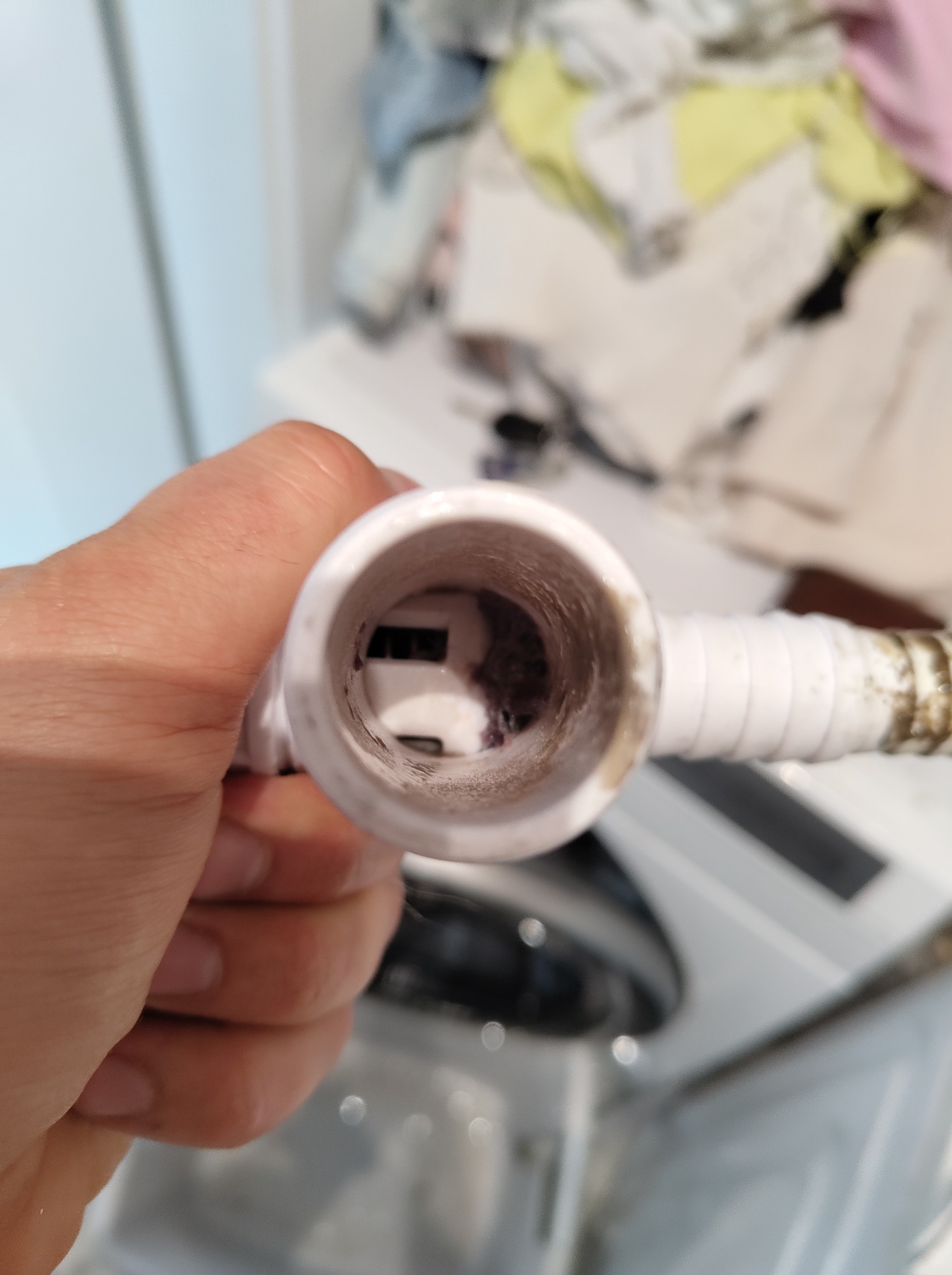 ... zapchany syfon pralkowy. Możliwości jest więcej, a każdy przypadek jest inny.