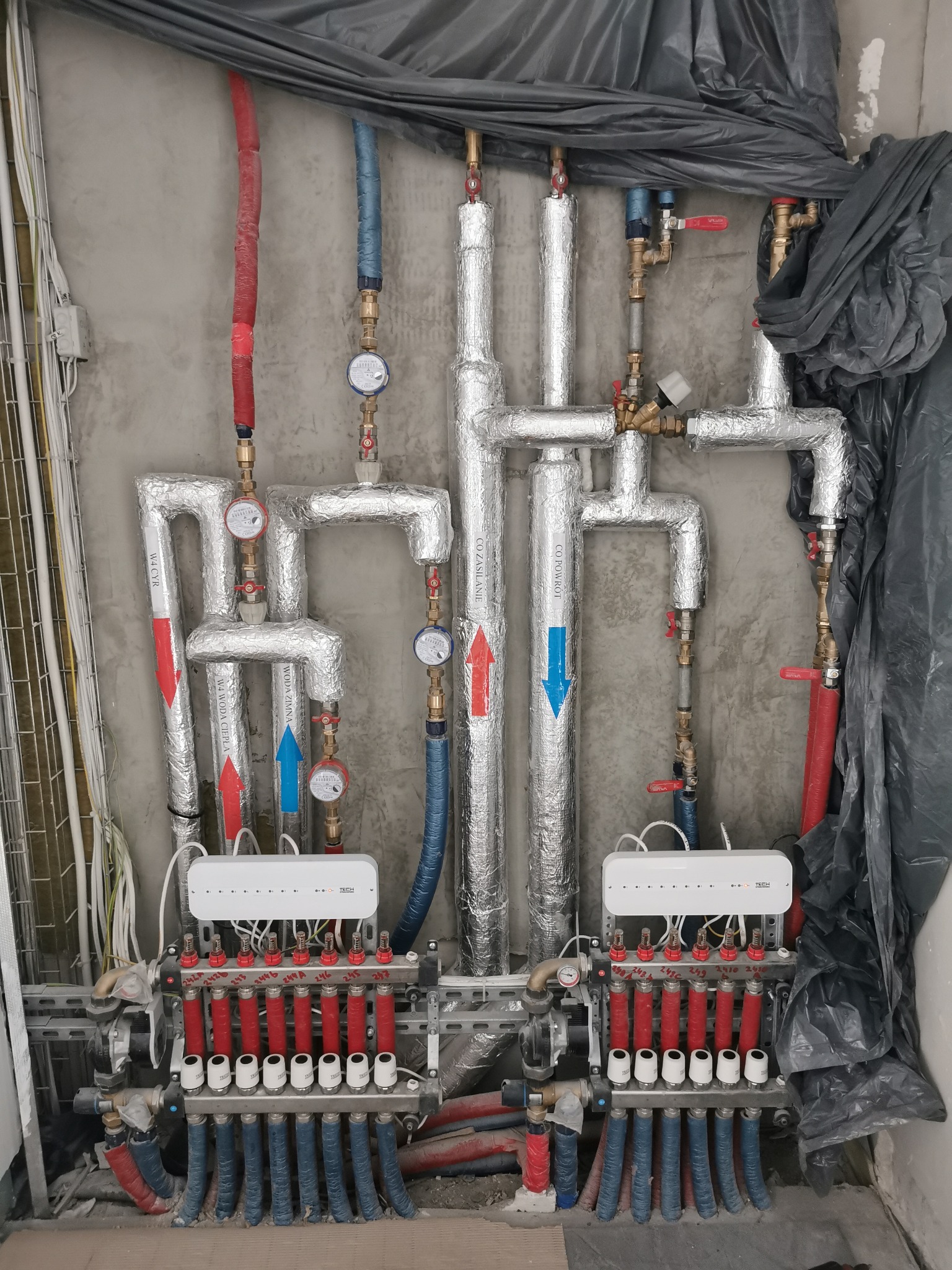 Ogrzewanie podłogowe, automatyka