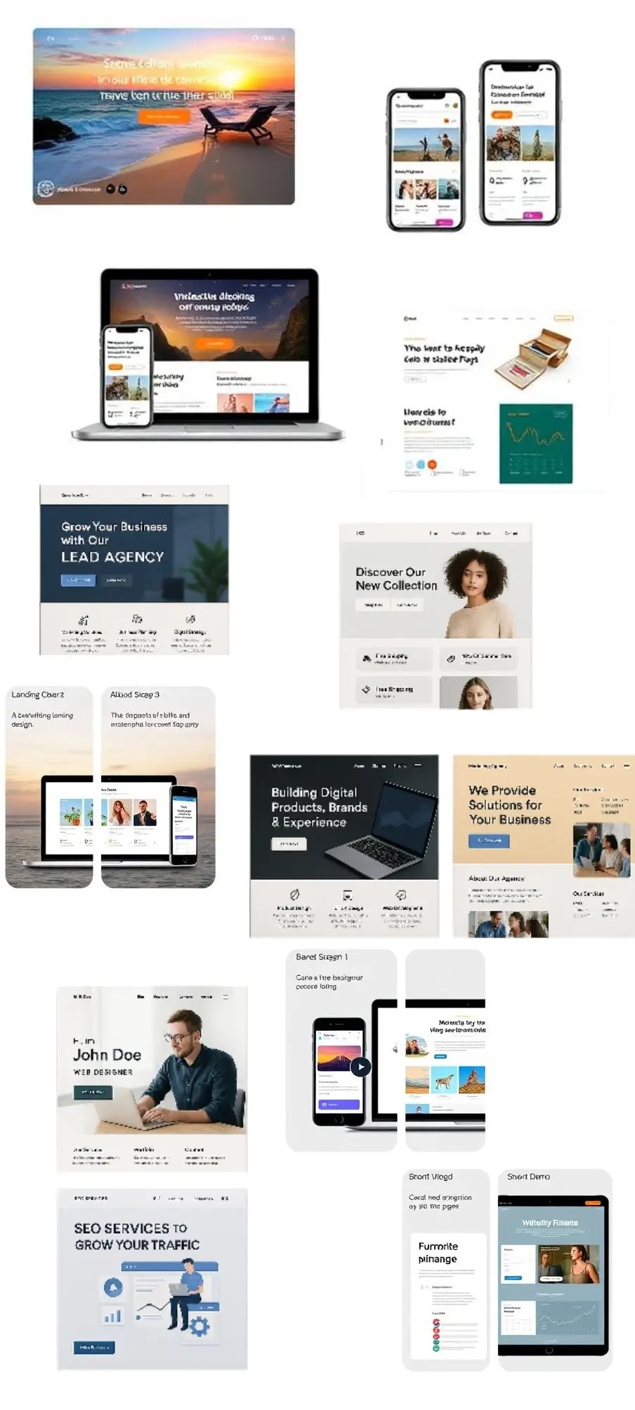 zbiór projektów - portfolio