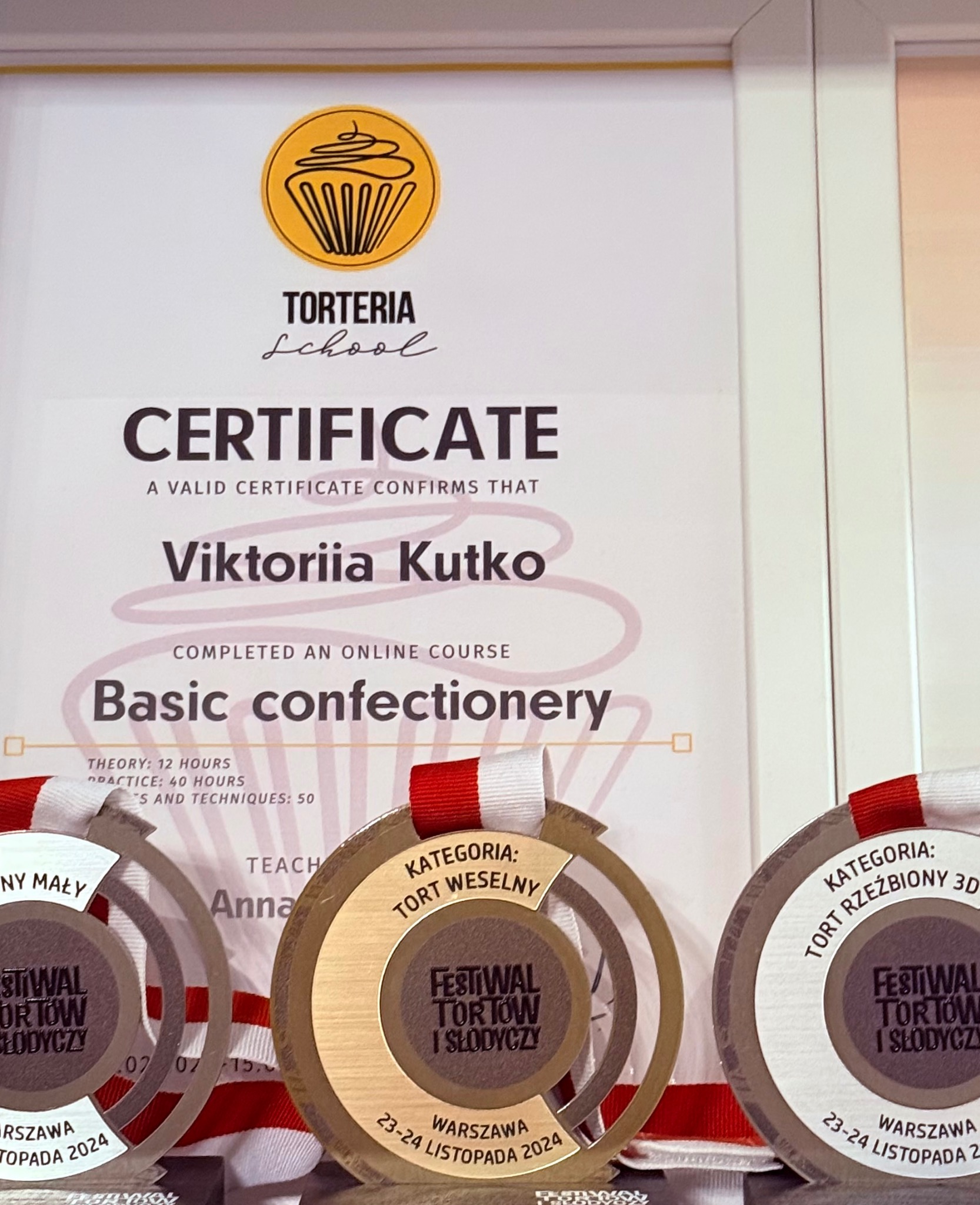 Moje nagrody na „Festiwalu Tortów i Słodyczy”