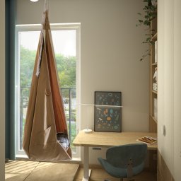 Pokój dziecięcy w 'kosmicznej' stylistyce