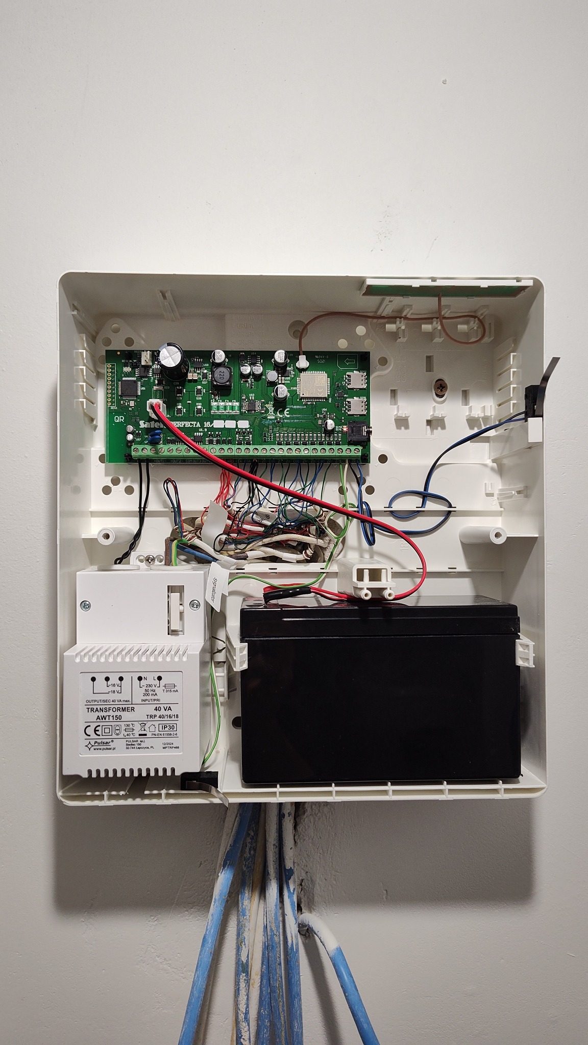 System alarmowy Satel w domu jednorodzinnym