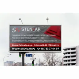 Baner reklamowy dla firmy Stenvar.