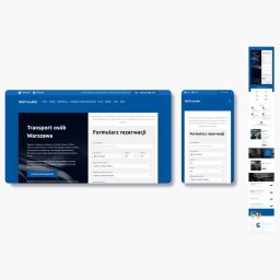 Projekt strony internetowej dla firmy transportowej MGTransfer, specjalizującej się w przewozach osobowych na terenie Polski i za granicą. Celem było stworzenie nowoczesnej, przejrzystej witryny, która ułatwi użytkownikom rezerwację przejazdu.