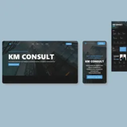 Realizacja strony internetowej dla firmy KM Consult Sp. z o.o. z Krakowa