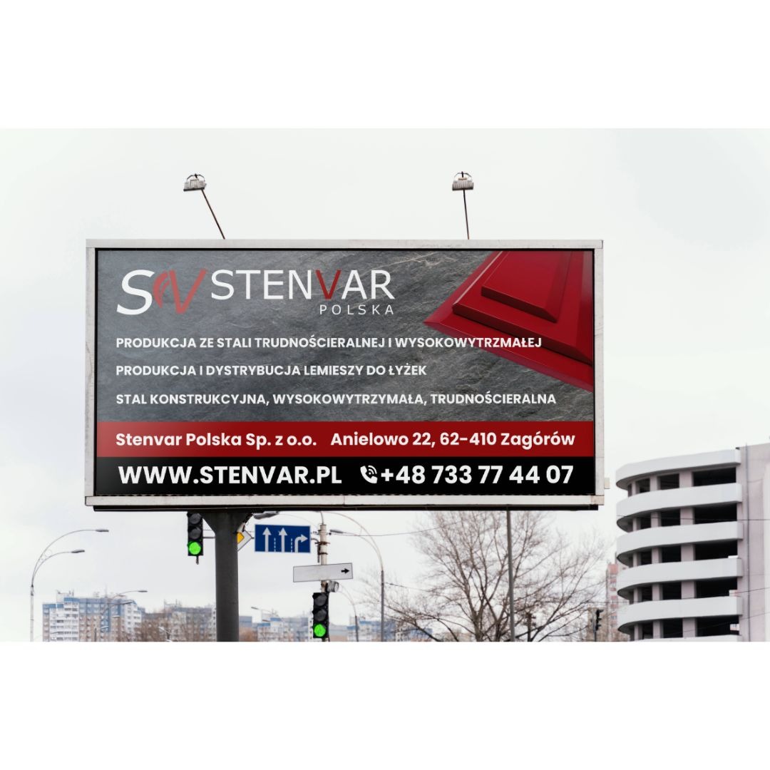 Baner reklamowy dla firmy Stenvar.