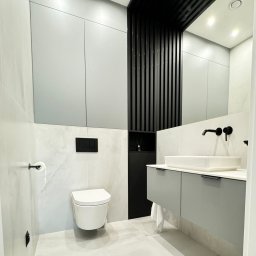 Projekt aranżacji wnętrz łazienki w domu jednorodzinnym - Tomaszów Mazowiecki