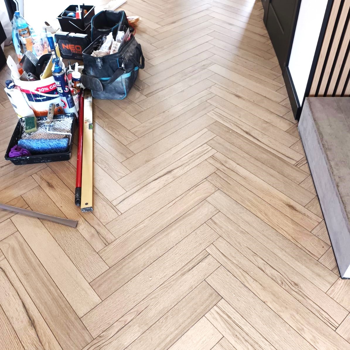 Efekt końcowy po wykonaniu fugowania.