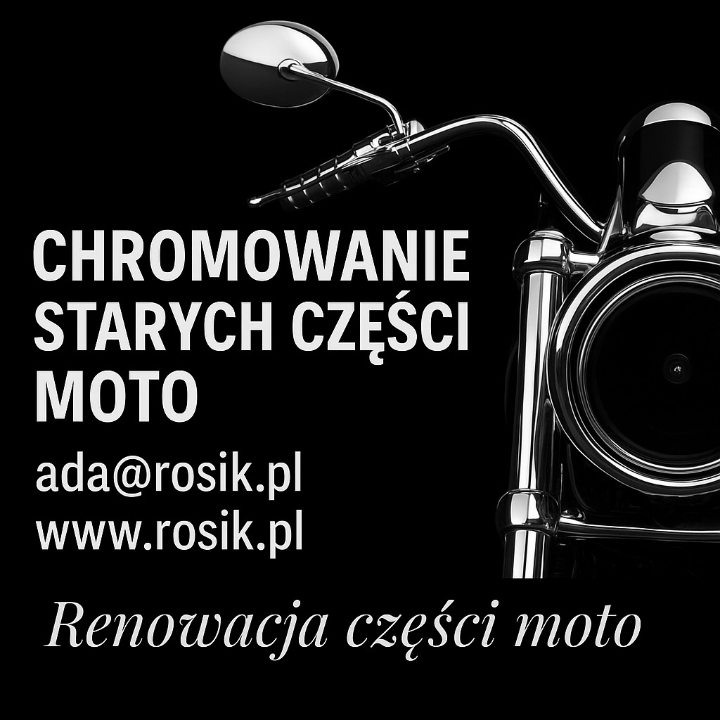 Usługi chromowania części motocyklowych