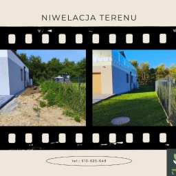 Trawnik z siewu oraz założenie siatki na krety 