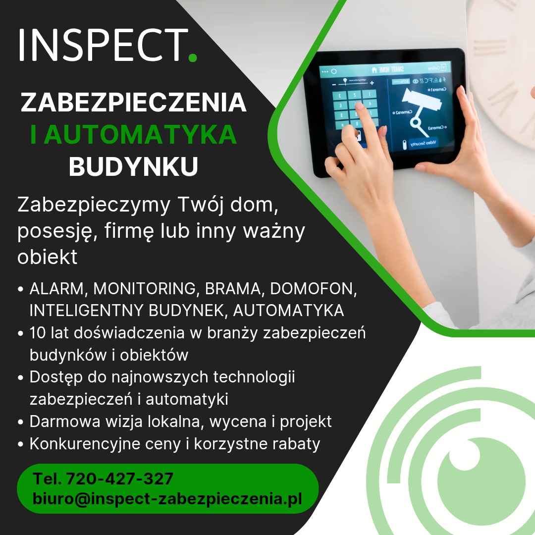 Panel dotykowy systemu monitoringu w dłoni, prezentujący obraz z kamer. Nowoczesne rozwiązanie dla inteligentnego domu, zapewniające bezpieczeństwo i kontrolę.