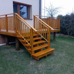 BORO KRZYSZTOF BOROWY - Taras modrzewiowy kolor jasny dąb