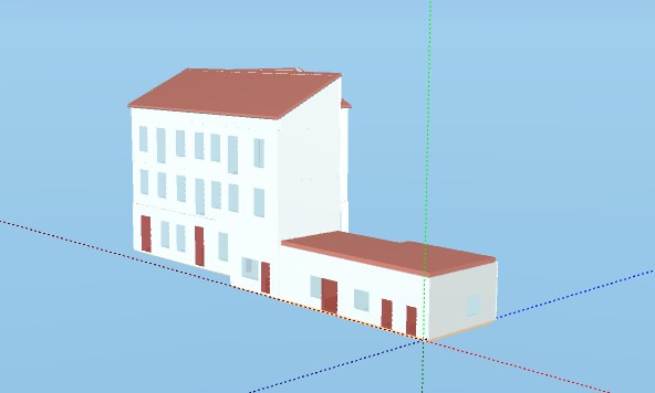 Model 3D - kamienica z 1920 roku