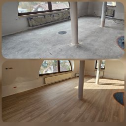 podłoga winylowa (LVT) klejona 