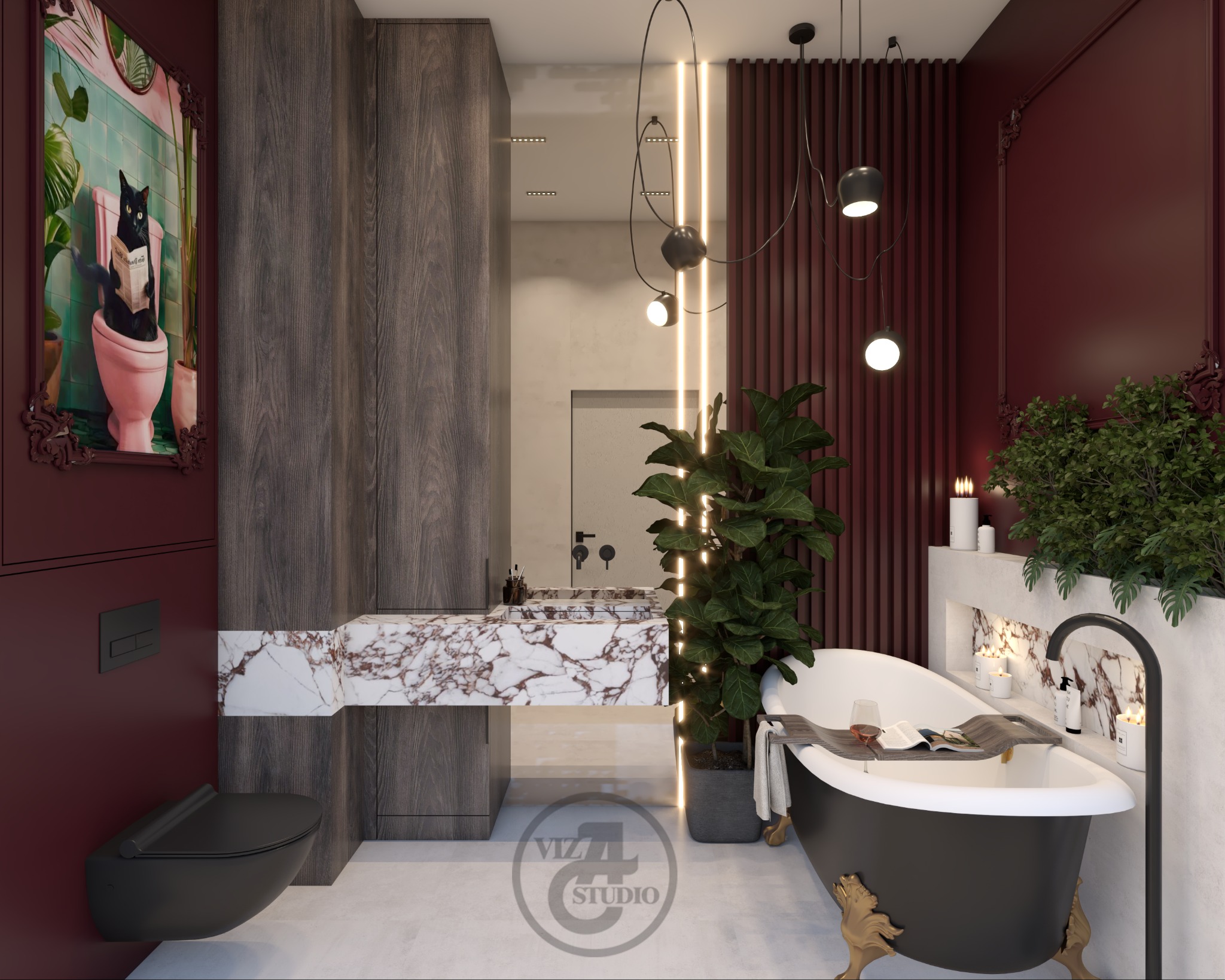 Projekt łazienki w mieszkaniu