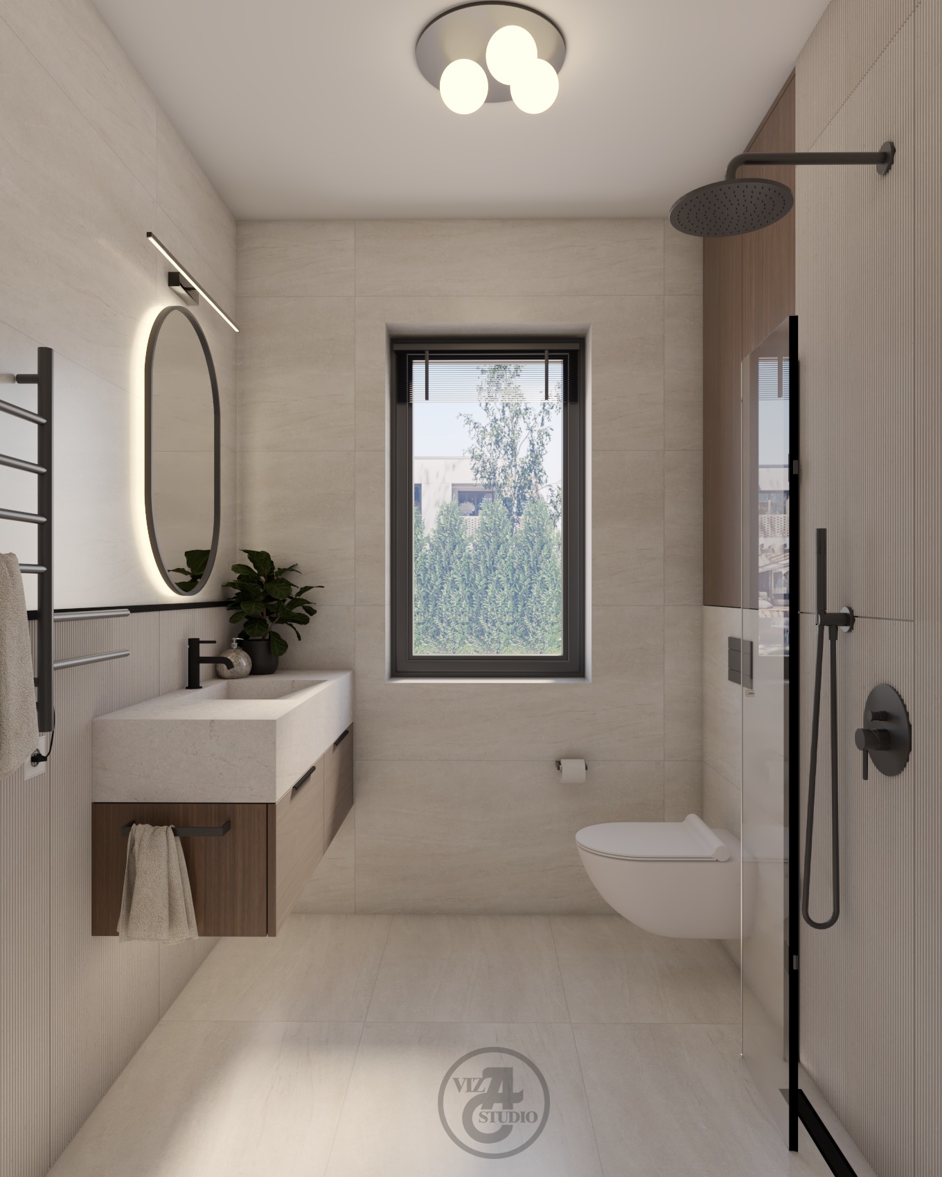 Projekt małej łazienki