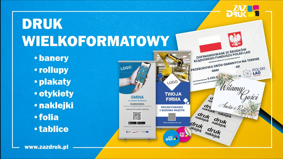 Bruk Wielkoformatowy Banery / Tablice / Plakaty / Naklejki