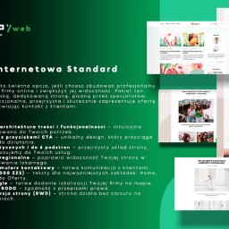 HYPERBAY SPÓŁKA Z OGRANICZONĄ ODPOWIEDZIALNOŚCIĄ - Oferta 'Strona Internetowa Standard' od Hyperbay Web Studio: opis pakietu i przykładowe realizacje stron internetowych w nowoczesnym stylu.