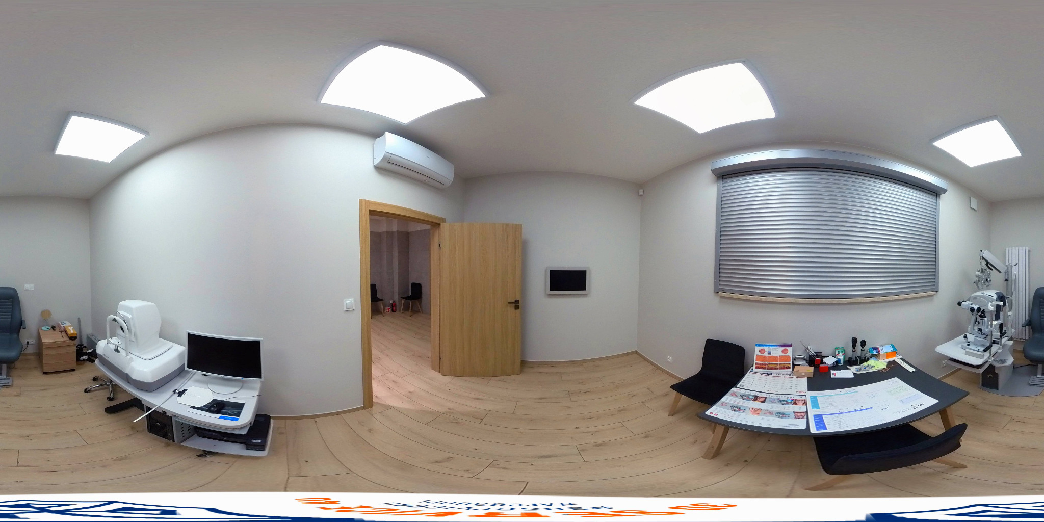 Spacer wirtualny 360 Gabinet badania wzroku Gdańsk