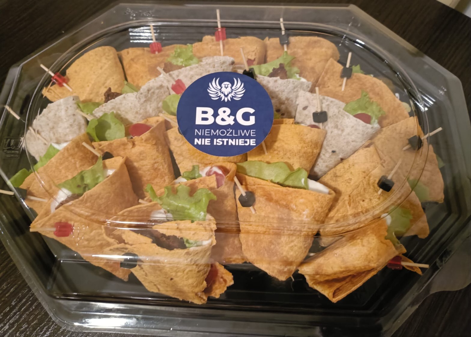 Mini tortilla z kurczakiem