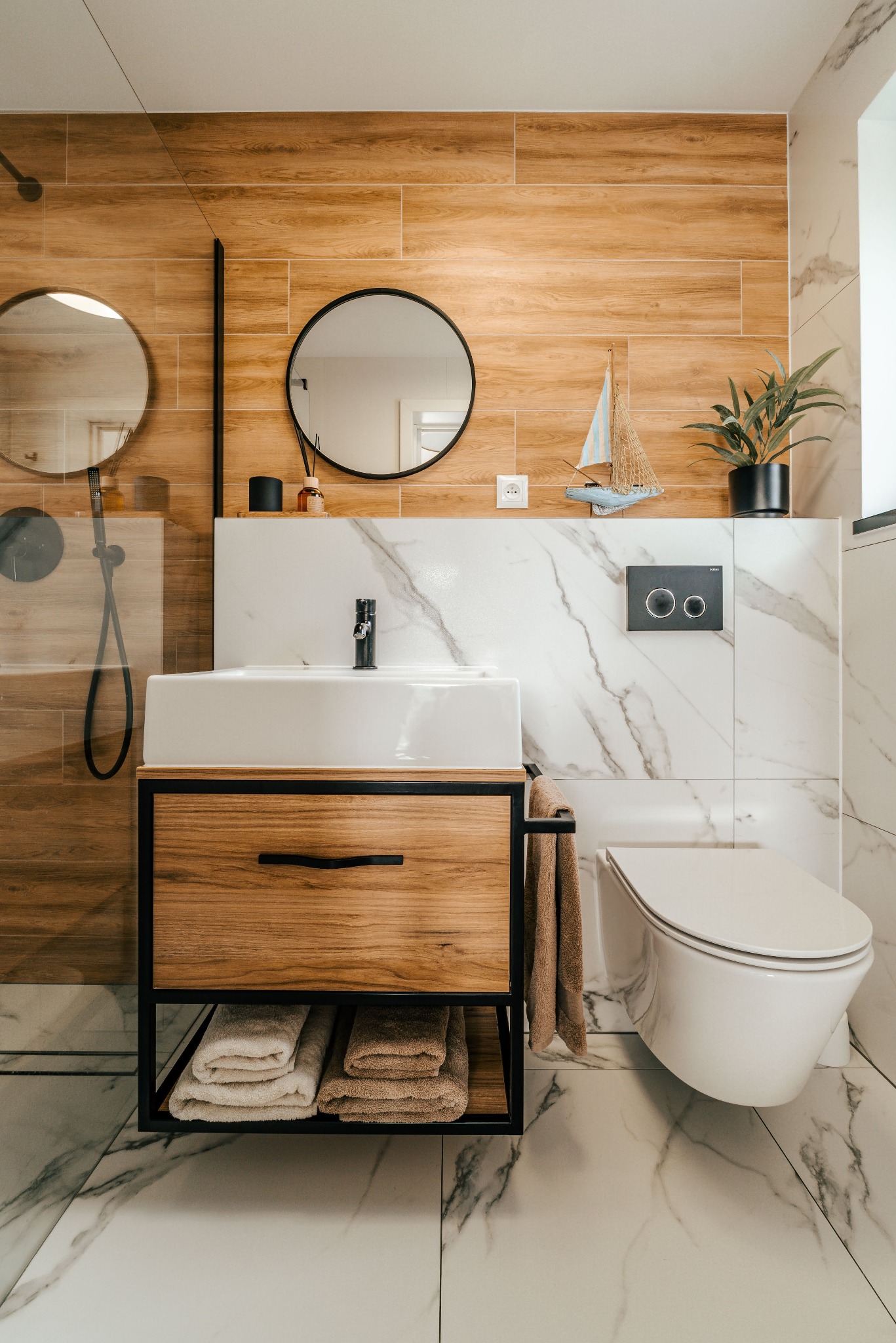 Łazienka w apartamencie na piętrze - Oaza dla Umysłu