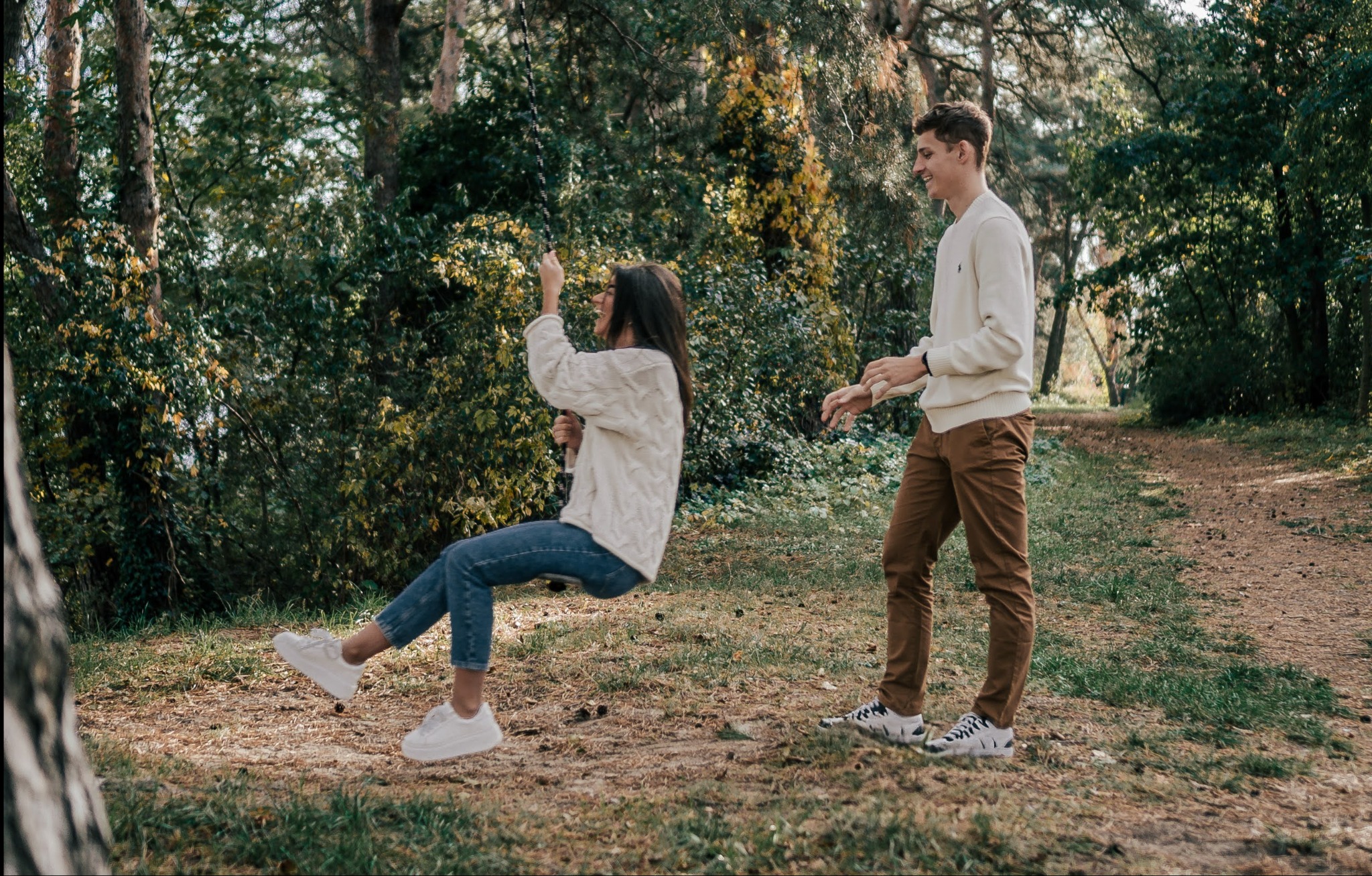 lasy nieopodal Balansu nad Jeziorem