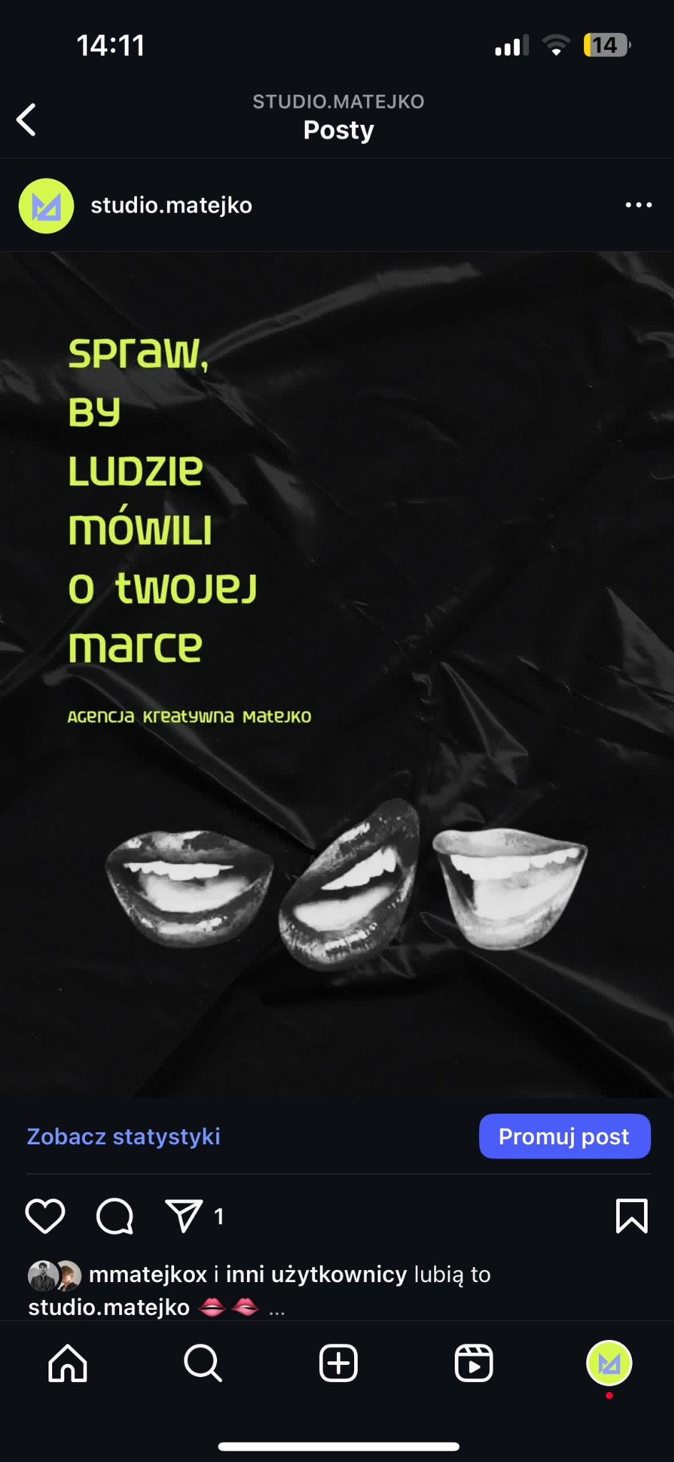 Post na social media